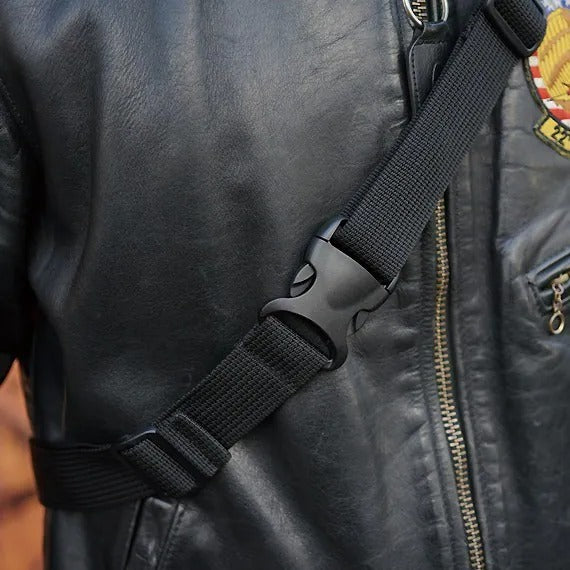 雙拉鍊側身單肩包