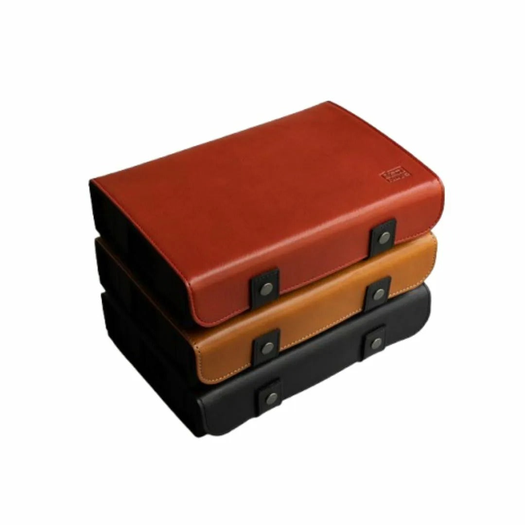 Premium 6格牛皮耳機收納盒