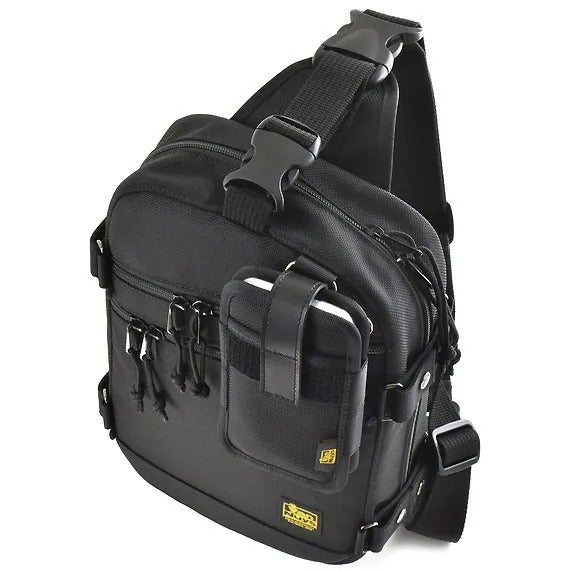 雙拉鍊側身單肩包