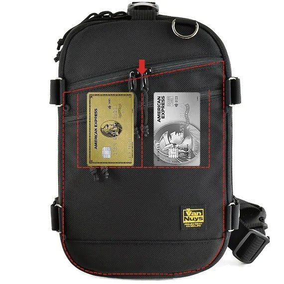 雙拉鍊側身單肩包