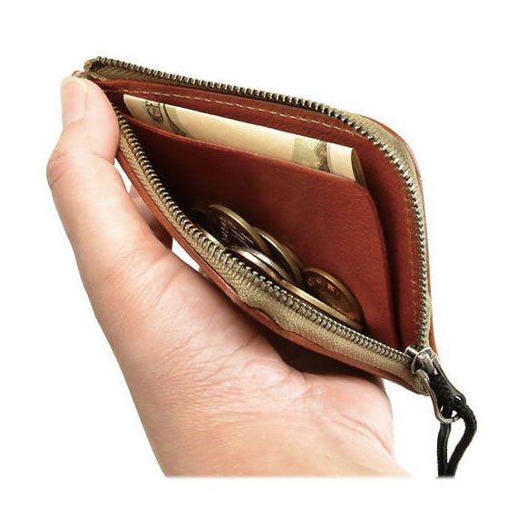 纖薄L型拉鍊銀包